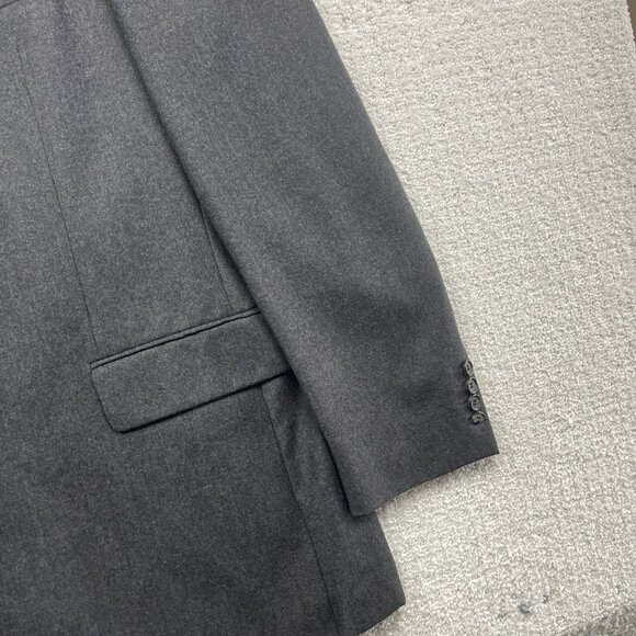 Boss Hugo Boss Blazer Mens 54 Lane Borgosesia Cashmere / Wool Suit Jacket Grey - Picture 4 of 16